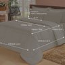 Jogo de Cama Casal com Edredom Lençol Fronha Função Cobre Leito e Cobertor - 4