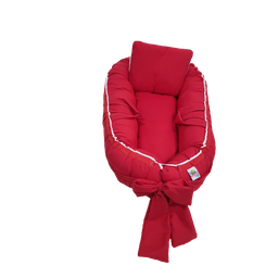 Ninho redutor berço travesseiro Luxo Slin Vermelho - 1 Ninho redutor berço travesseiro Luxo Slin Vermelho - 1