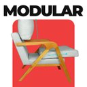 Ver mais imagens de Kit 2 Poltrona Sala Decorativa Mona Estofada Linho Cinza Base Madeira Castanho - Arkell