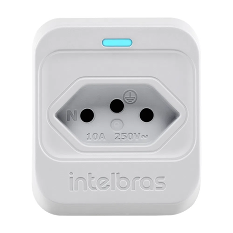 Tomada Dispositivo Proteção contra Surtos Elétricos Intelbras Eps 301 Branco