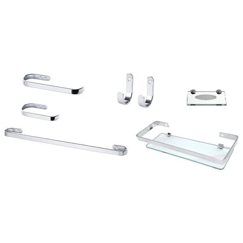 Kit de Acessórios para Banheiro Jarero 1 Kits 7 Peças