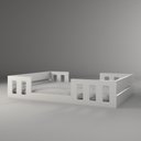 Ver imagem 2 de Cama Casal Infantil Montessori Play