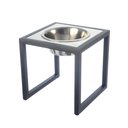 Ver imagem 1 de Comedouro Elevado Individual Cão Porte M Preto