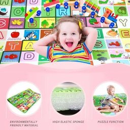 Tapete Grande Térmico Tatame Infantil Educativo para Bebê Duplo Atividade 180x120 Dupla Face - 7