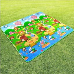 Tapete Grande Térmico Tatame Infantil Educativo para Bebê Duplo Atividade 180x120 Dupla Face - 4