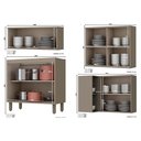 Ver imagem 3 de Cozinha Modulada Henn Connect 12 Peças (5 Armários + 3 Balcões + 1 Paneleiro + 3 Complementos) C12P0