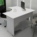 Ver imagem 1 de Mesa Escrivaninha em L 135cm X 60cm Pés Painel F5 Office