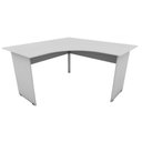 Ver imagem 4 de Mesa Escrivaninha em L 135cm X 60cm Pés Painel F5 Office