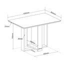 Ver imagem 3 de Conjunto Canto Alemão Baú com Mesa Retangular e 2 Cadeiras Ohio Mel e Bege