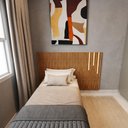 Ver imagem 5 de Cabeceira para Cama Solteiro Ripada Quarto Manila com Led Nature