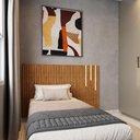 Ver imagem 6 de Cabeceira para Cama Solteiro Ripada Quarto Manila com Led Nature