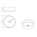 Ver imagem 3 de Cuba de Apoio Redonda Sottile Nero Japi