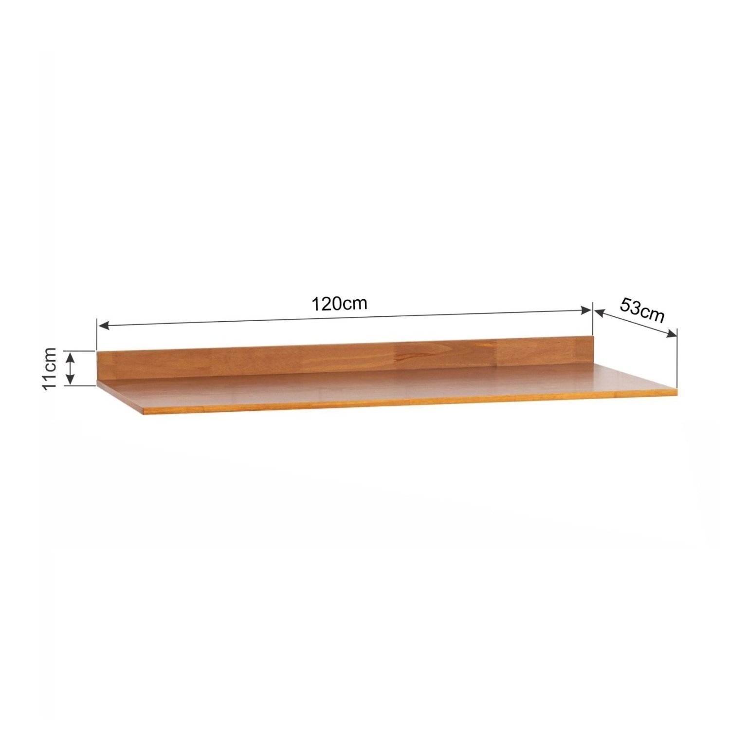 Tampo para Balcão 120cm Madeira Maciça Island  - 4