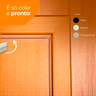 Veda Fresta Fita Adesiva Protetor Porta Janela Vedação Comfort Door 5 Metros Transparente - 7