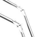 Ver imagem 2 de Varal de Chão com Abas Luxo Pés Dobráveis 148x56x96cm Branco Grande Utimil