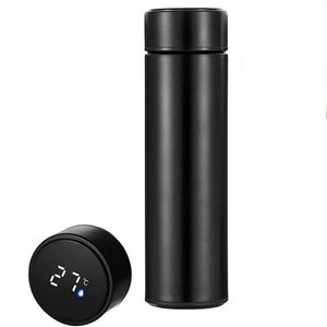 Garrafa Termica com Sensor Digital 500ml:preto