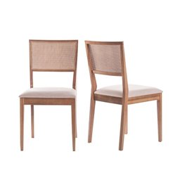 Kit 2 Cadeiras Encosto em Tela Cannes - 13