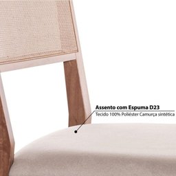 Kit 2 Cadeiras Encosto em Tela Cannes - 5