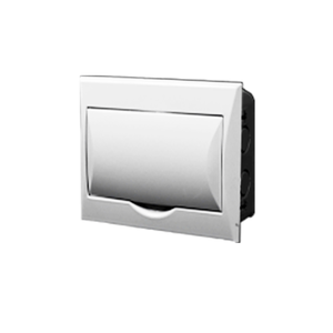 Quadro de Distribuição Modelo Embutir para 3/4 Disjuntores Tam. 22,6x19,2cm Branco Durín