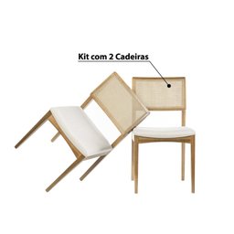 Kit 2 Cadeiras com Tela Portuguesa Tapuí Casatema MadeiraOriginals - 7