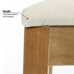 Kit 2 Cadeiras com Tela Portuguesa Tapuí Casatema MadeiraOriginals - 6