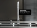 Ver imagem 4 de Torneira Monocomando Kitchen Pro em Aço Inox Escovado com Bico Articulado e Arejador