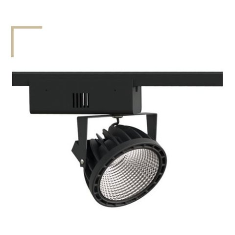 Spot Trilho Eletrificado Preto Led 22w Dimerizavel Bellaluce