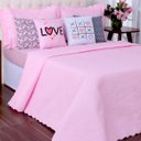 Ver imagem 1 de Kit Cobreleito e Lençol Liberty Queen com Almofadas 8 Peças:rosa