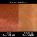 Ver imagem 5 de Poltrona Decorativa Verso Pes Madeira Linho Color Trend e Courino Tca 303 Tcs 727 Moll