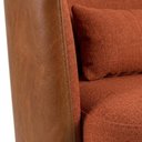 Ver imagem 7 de Poltrona Decorativa Verso Pes Madeira Linho Color Trend e Courino Tca 303 Tcs 727 Moll