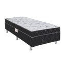 Ver imagem 1 de Cama Box Conjugado Solteiro: Colchão Molas Bonnel Springs Black( 88x188x41) Pelmex