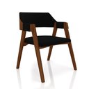 Ver imagem 3 de Conjunto Mesa de Jogos Carteado Bellagio Tampo Reversível e 6 Cadeiras Madeira Poker Base Cone Velud