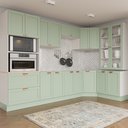 Ver imagem 2 de Cozinha Modulada 9 Peças 4 Aéreos 4 Balcões e Torre Quente Arizona CabeCasa MadeiraOriginals