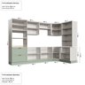 Cozinha Modulada 9 Peças sem Tampo 4 Aéreos 4 Balcões e Torre Quente Arizona CabeCasa MadeiraMadeira - 4