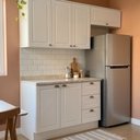 Ver imagem 1 de Cozinha Compacta Modulada 100% MDF Peças 6 Portas 3 Gavetas com Tampo e 200x220,5x51cm