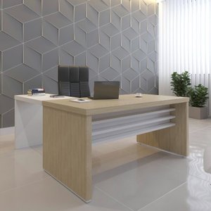 Mesa de Escritório em L Executiva Tamburato 