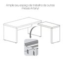 Ver imagem 5 de Escrivaninha Mesa Escritório em L Elegante Tamburato