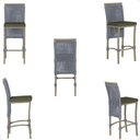Ver imagem 3 de Mesa Bistro e 2 Banquetas Roma Fendi Corda Náutica 13 Trama Original