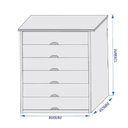 Ver imagem 3 de Cômoda 6 Gavetas Sevilha Coleção 2022/2023