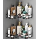 Ver imagem 1 de Suportes Porta Shampoo Cosméticos de Canto Kit Com 2
