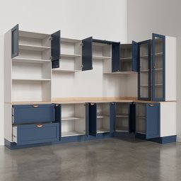 Cozinha Modulada 9 Peças com Tampo 4 Aéreos 4 Balcões e Torre Quente Arizona CabeCasa MadeiraMadeira - 10