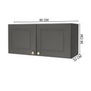 Ver imagem 4 de Armário Aéreo Geladeira 2 Portas 80cm Paris