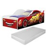 Cama Carro Mcqueen com Colchão Vermelho - 1