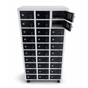 Ver imagem 3 de Armário para Celular 30 Portas com Chave em Aço Steelon Móveis