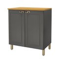 Ver imagem 2 de Balcão com Tampo 2 Portas 80cm Paris 