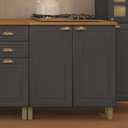 Ver imagem 3 de Balcão com Tampo 2 Portas 80cm Paris 