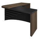 Ver imagem 2 de Conjunto Escritório Home Office 3 Peças Mesa em L Corp A06 Charuto-preto - Mpozenato
