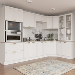 Cozinha Modulada 9 Peças com Tampo 4 Aéreos 4 Balcões e Torre Quente Arizona CabeCasa MadeiraMadeira - 2