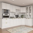 Ver imagem 1 de Cozinha Modulada 9 Peças 1 Tampo 4 Aéreos 4 Balcões e Torre Quente Arizona CabeCasa MadeiraOriginals
