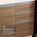 Ver imagem 7 de Armário de Cozinha Completa 100% Mdf 310 Cm Branco/rustic/crema Smart 02